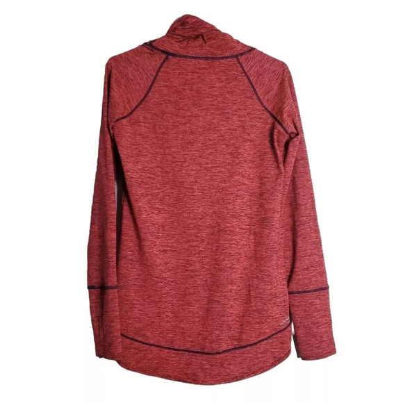 Reebok Playwarm Sport Yoga Shirt Size Medium Cowl Neck Long Sleeve Thumb holes - Picture 6 of 10